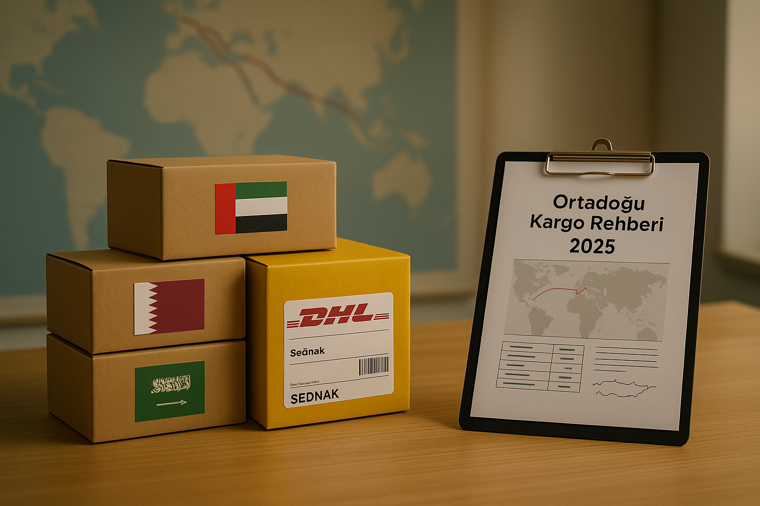 Ortadoğu Ülkelerine Kargo Gönderimi [2025] – Birleşik Arap Emirlikleri, Katar ve Suudi Arabistan Rehberi