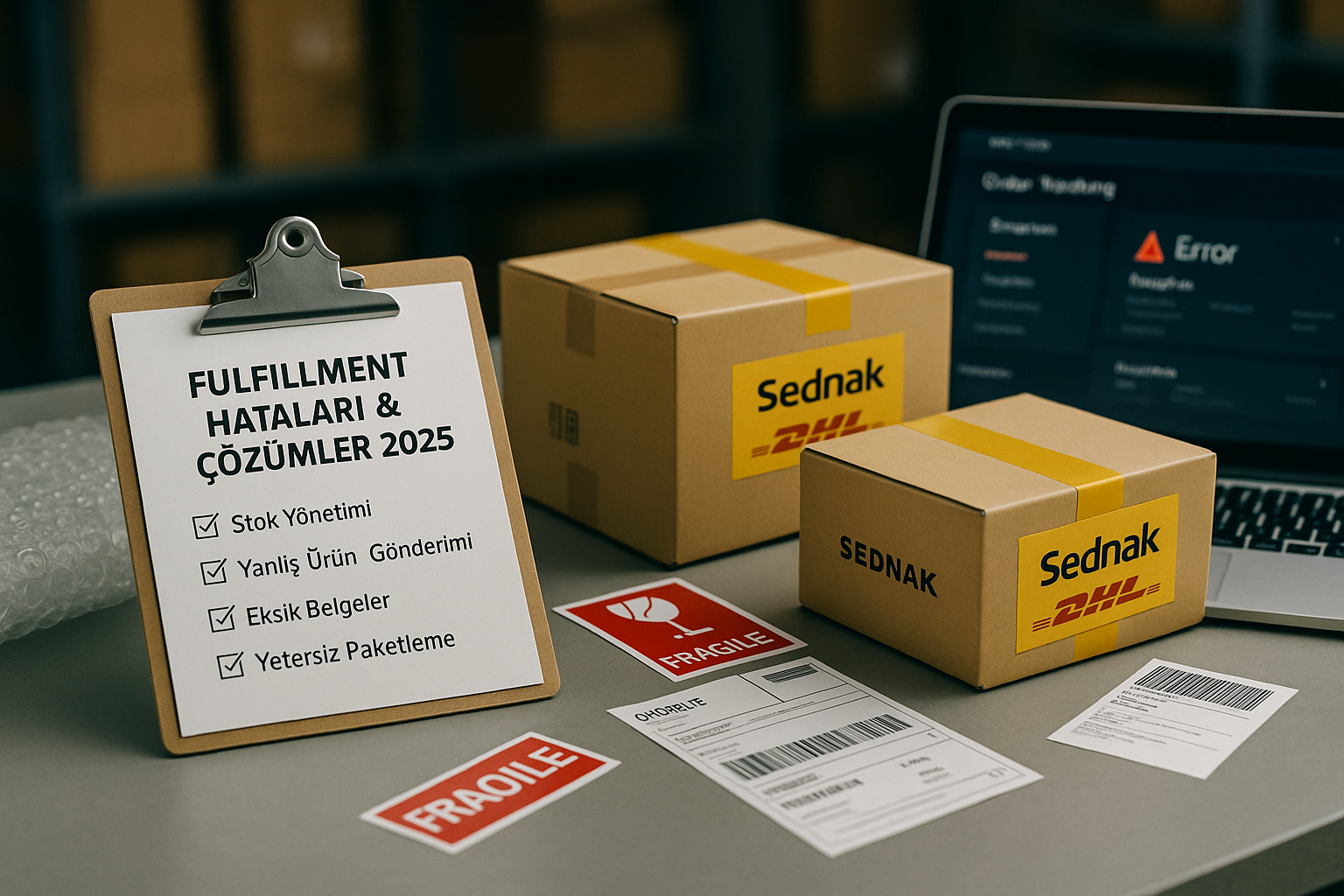Fulfillment Süreçlerinde En Çok Yapılan Hatalar & Çözüm Önerileri [2025 Rehberi]