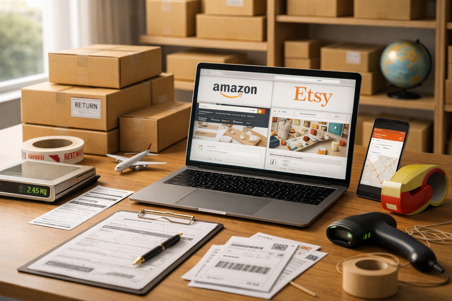 Etsy’den Amazon’a E-İhracatta Yurtdışı Kargo Stratejileri (2025 Rehberi)